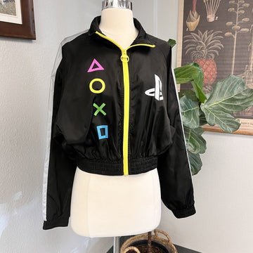 PlayStation Icon Women's Zip Up Jacket Size Medium Box Lunch NWT