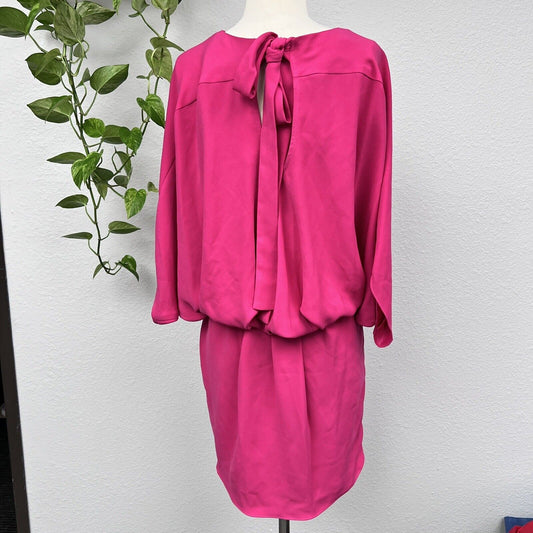 New Trina TurkManhattan Blouson Minidress Size XS Pink