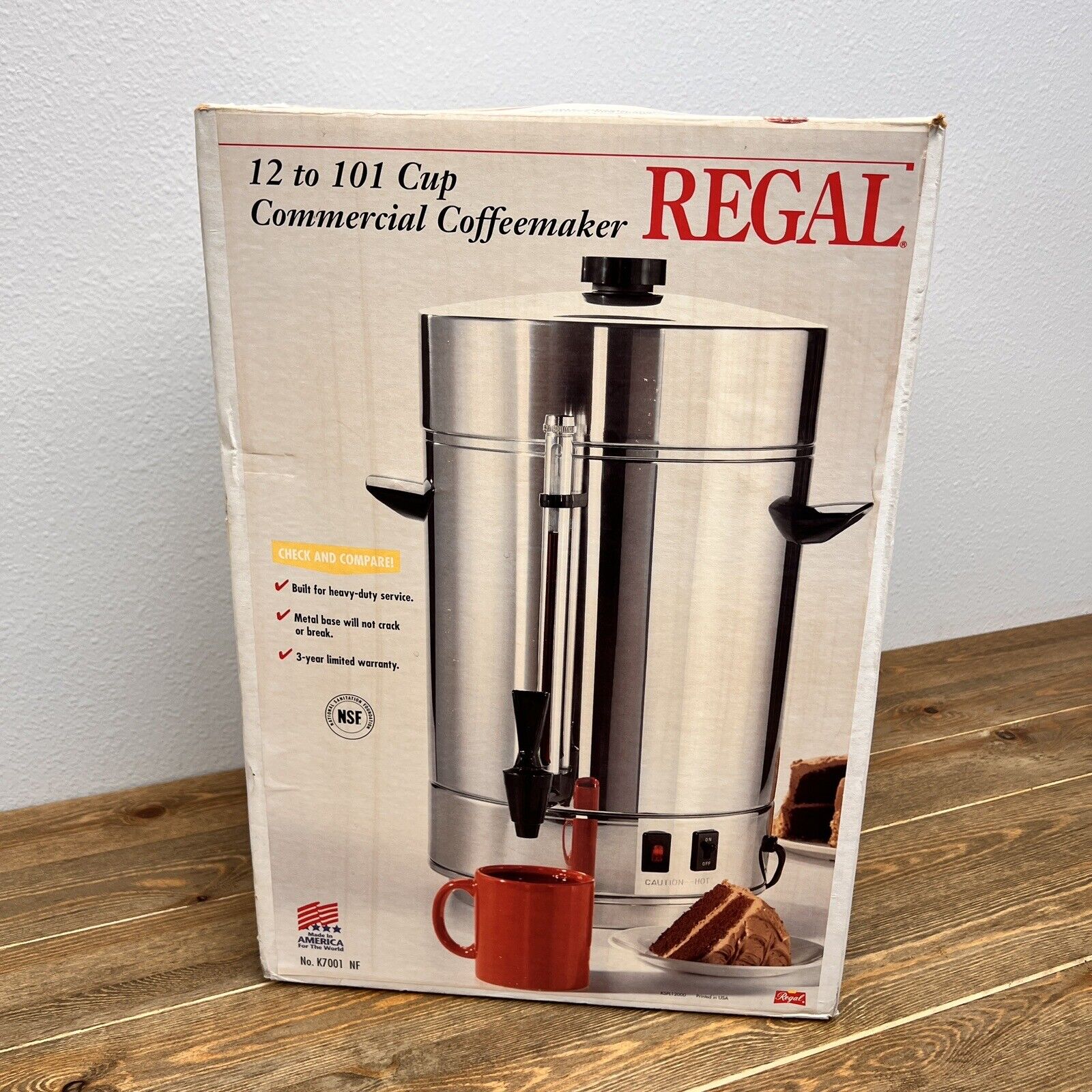 Commercial Coffeemaker Regalware Made In USA 12 to 101 Cup