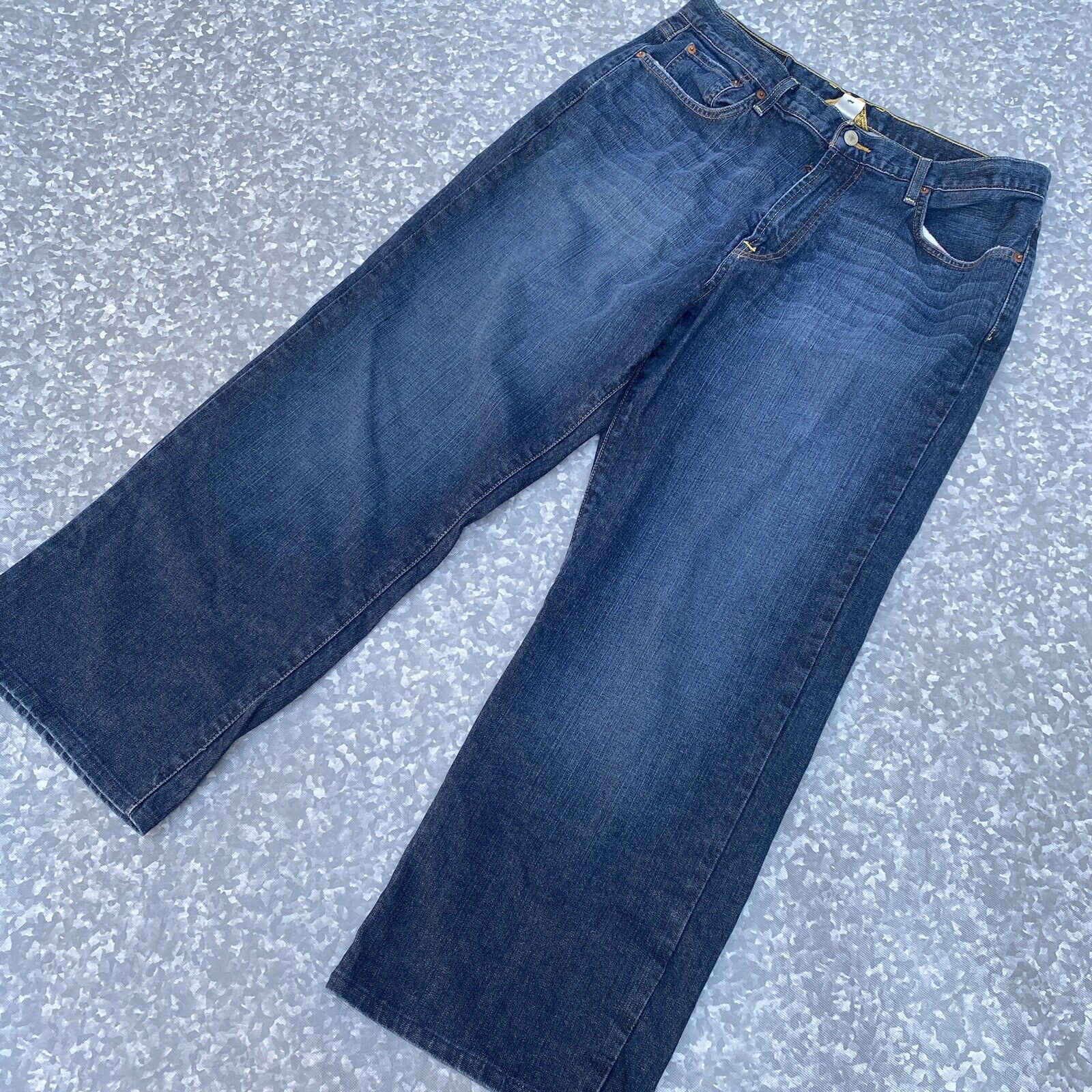 Lucky Brand Dungarees Classic Fit Mens 36 Blue Denim Jeans