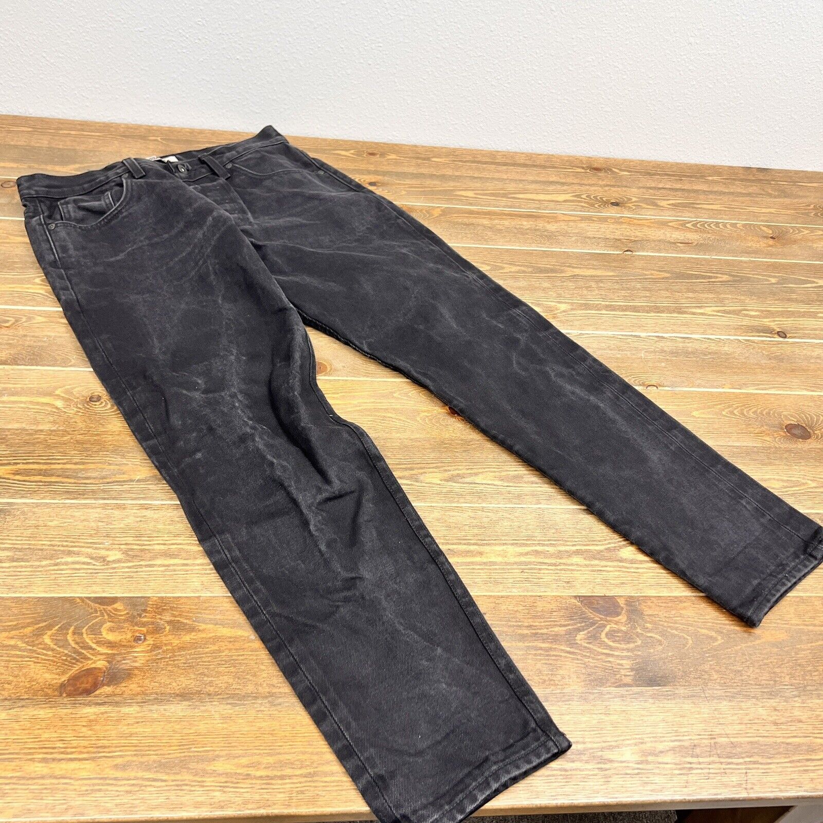 Naked and famous black jeans sz 30 x28