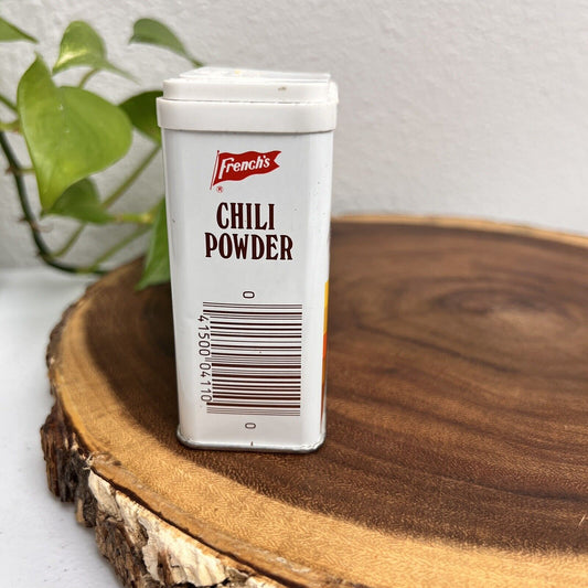 Vintage French's Chili Powder tin collectible Empty