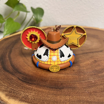 Disney Toy Story Woody Sheriff Cowboy Mickey Mouse Ear Hat Ornament LE Retired