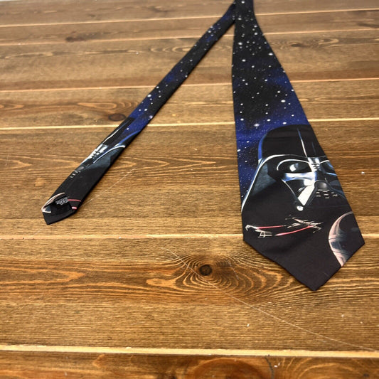 Star Wars Darth  Vader Video Art Ralph Marlin 1995 Necktie Vintage