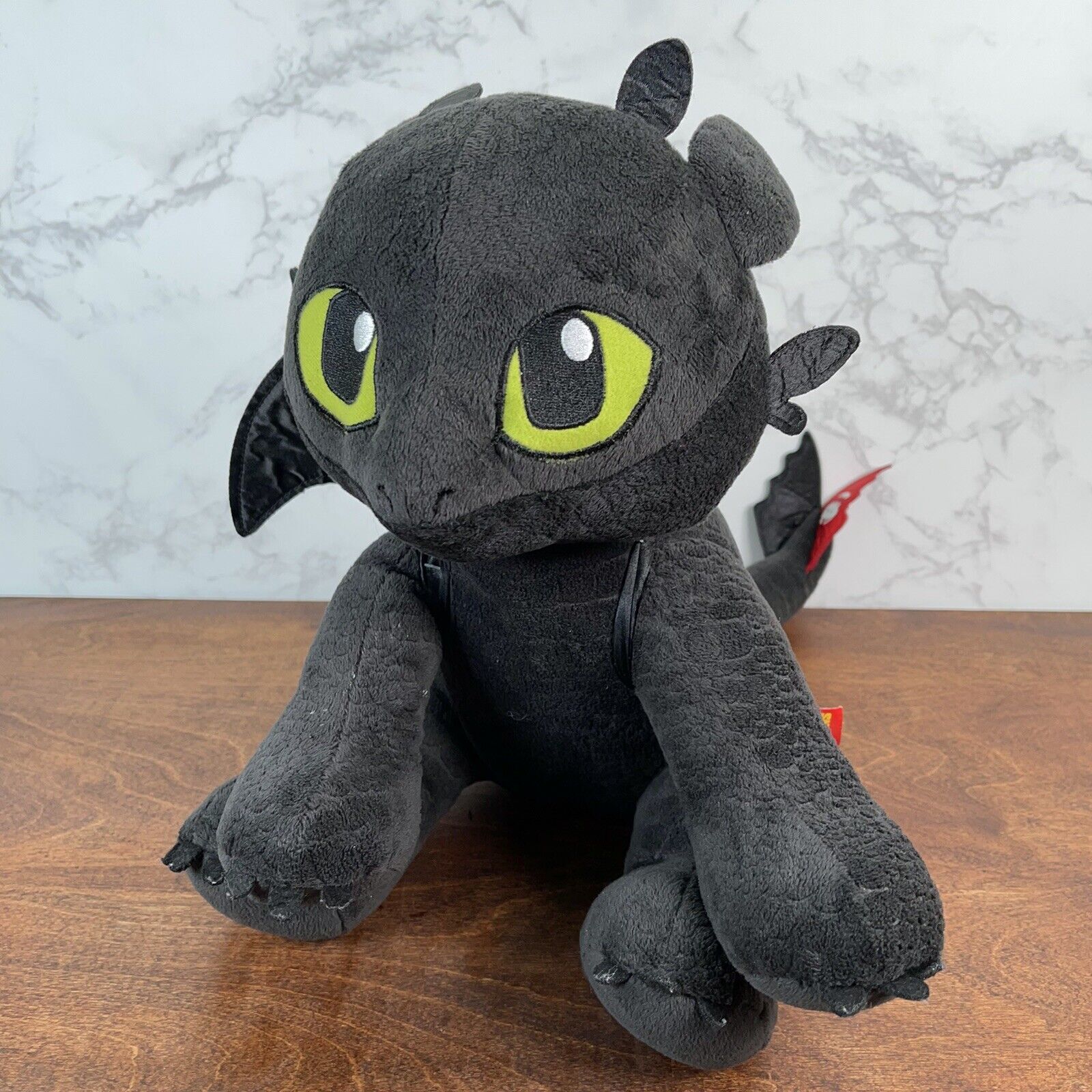 Build a Bear How to Train Your Dragon Toothless W/ Wings 12" Stuffed Plush BABW