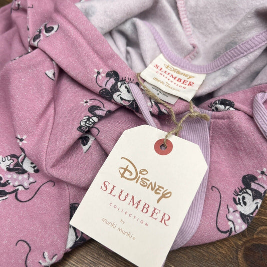 Disney Slumber Collection Minnie Mouse One Piece Size Small Munki Munki