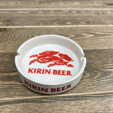 RARE Vintage Kirin Beer 4" Ashtray Japan Red White Ontario California