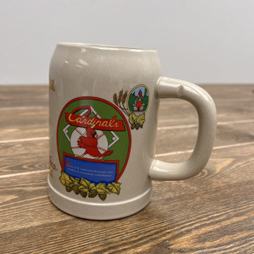 1990 Anheuser Busch Cardinals Stein Mug MLB Fourth in Series limited edition