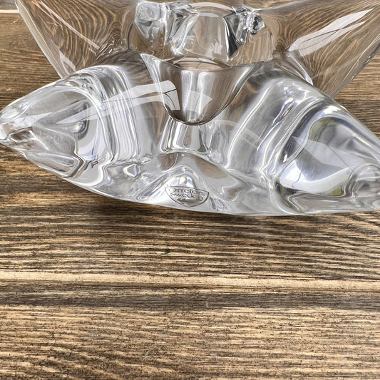 Orrefors Star Starfish Votive Tealight Holder Lead Crystal Signed NWT Retired