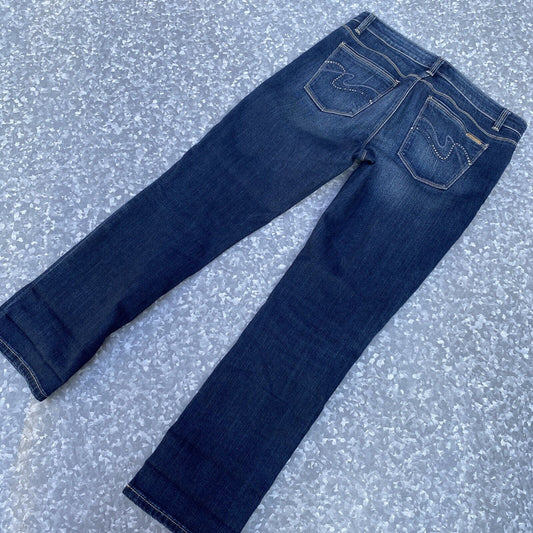 White House Black Market Crop Leg Denim Jeans Size 6