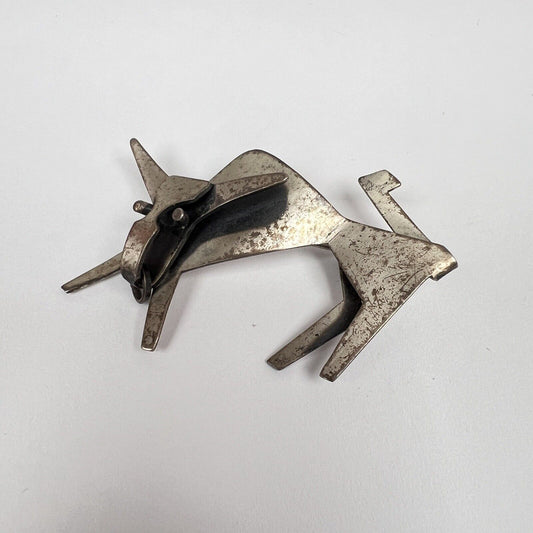 Vintage Sterling Silver Bull Pin by Beau