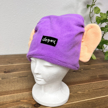 Disney Snow White Dopey Hat Purple Dwarf Big Ears