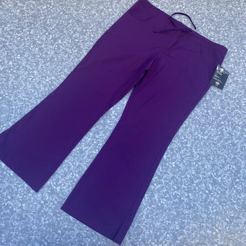 Dickies Uniforms Purple Scrub Pants Drawstring Waist Medical NWT Size S