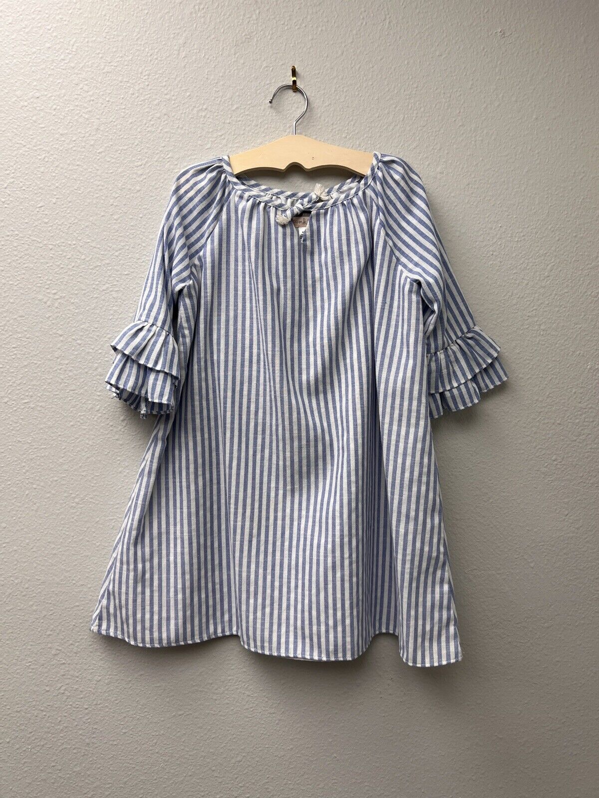 Pastourelle by Pippa & Julie Size 6x BlueLong Sleeve Toddler Dress