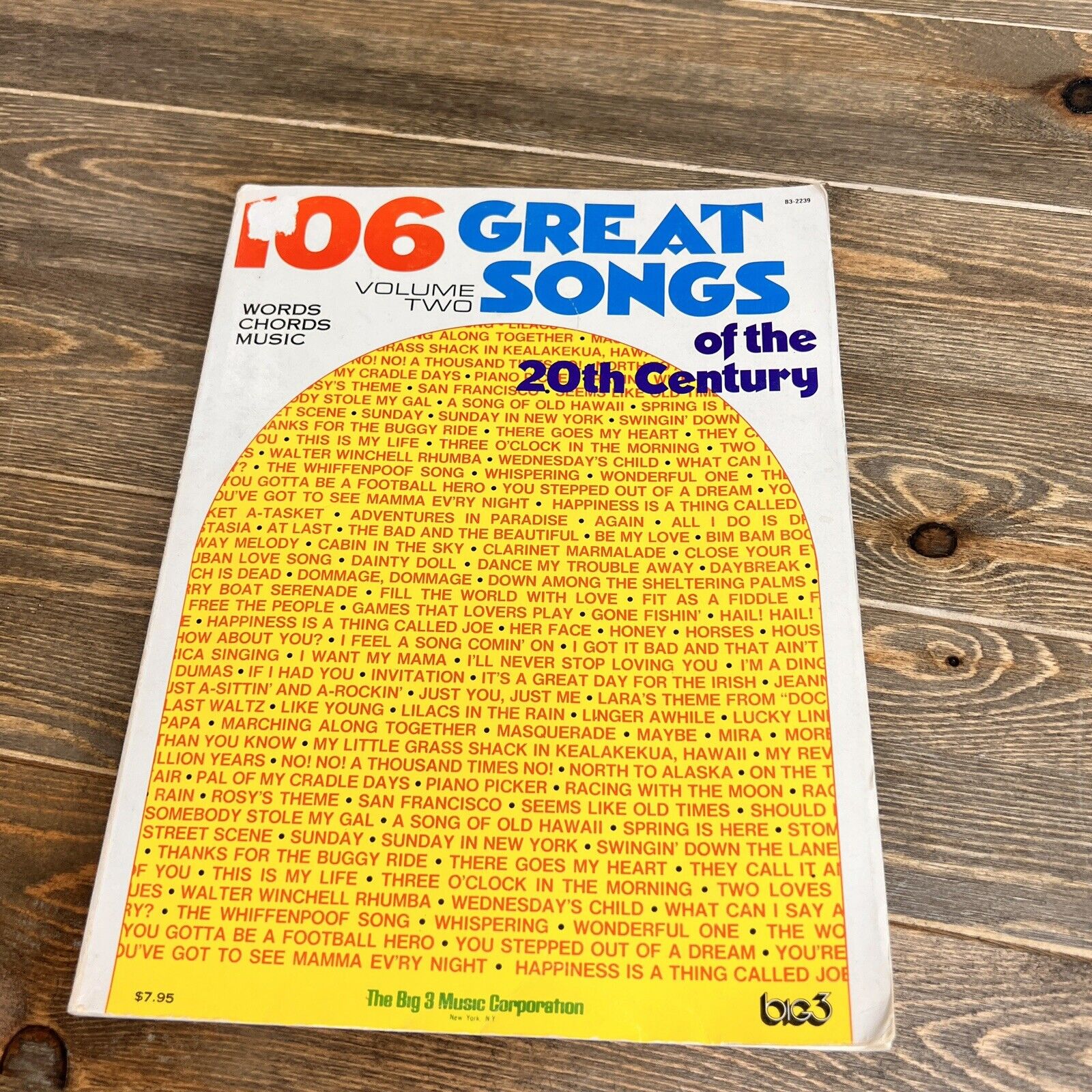 106 Great Songs of the 20th Century Volume Two