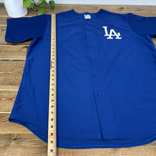 Los Angeles Dodgers Made In USA Blue Jersey Men's Size XL Vintage