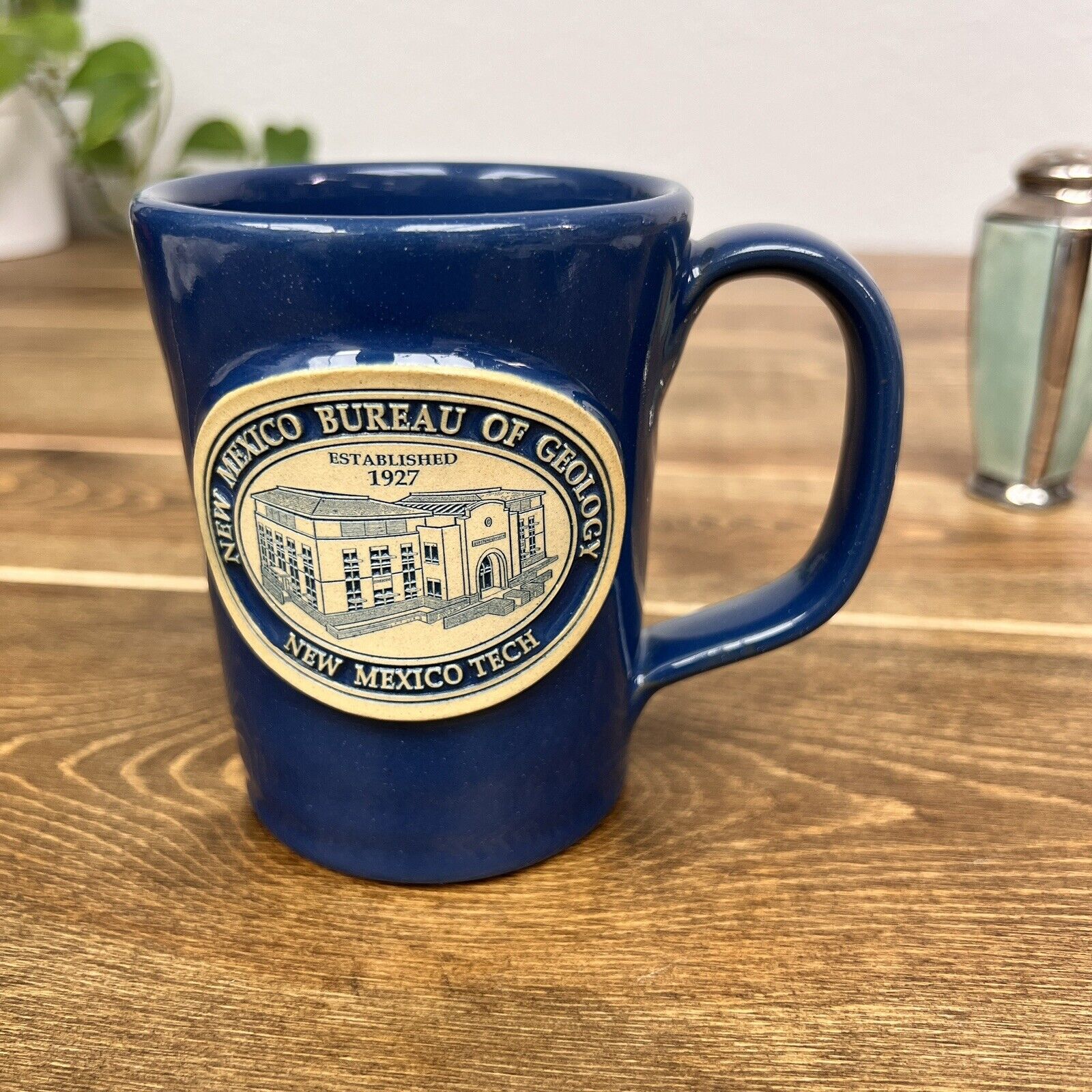 New Mexico Bureau Of Geology Tech Blue MUG Hand Made