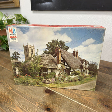 Vintage MB Magnum Puzzle 2000 Pieces Welford on Avon - New Old Stock Sealed