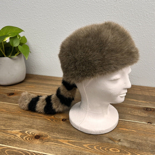 Disneyland Resort Walt Disney Davy Crockett Raccoon Tail Hat One Size Youth