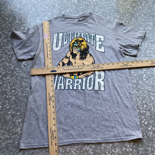 WWE 2016 Ultimate Warrior T-Shirt Size Medium Gray