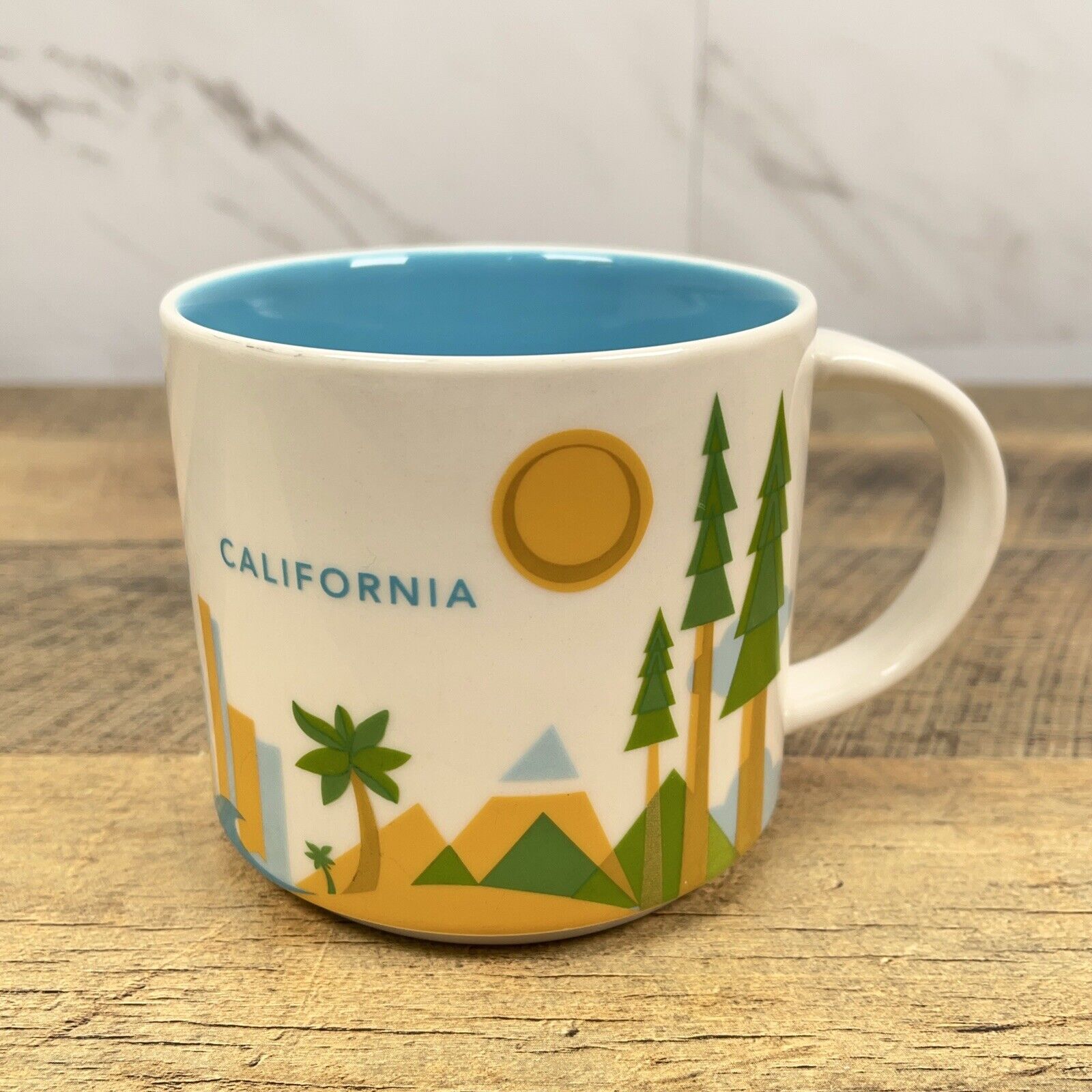 Starbucks 2012 CALIFORNIA You Are Here Collection 14 oz. Coffee Tea Mug Cup