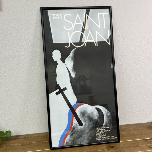 Saint Joan 1968 Custom Framed Poster Vintage