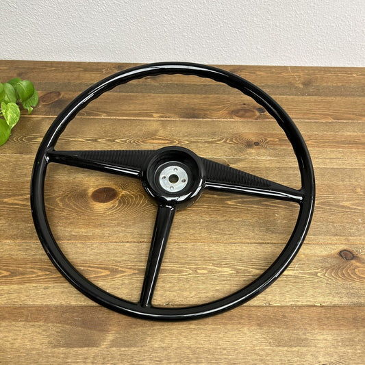 For Ford F-100 1953-1955 Dynacorn 3-Spoke Standard Black Steering Wheel