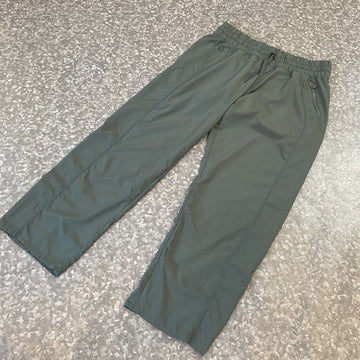 Zella Green Nylon Blend Pants Elastic Waist Pockets Size Small