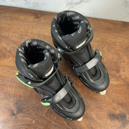 Crazy Skates Inline Skates Model 148 Youth Size M/L J 12-2