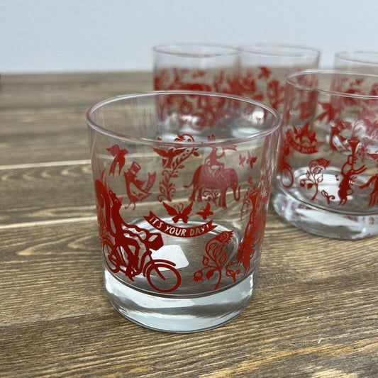 It's Your Day Glass | Crate and barrel, Glass printing, Glass Set Of 6