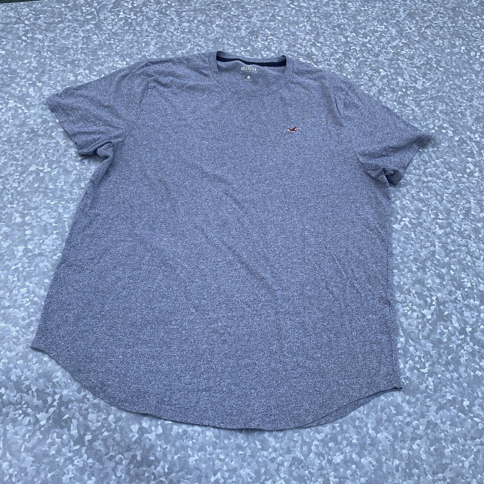 HOLLISTER  MEN'S T-SHIRT Gray Xl