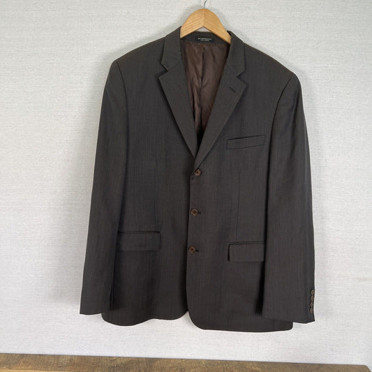 John Varvatos USA Suit Jacket Size 46 Brown