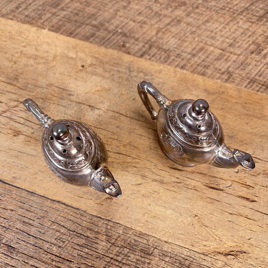 Silver Plated Salt/ Peper Shakers By Godinger