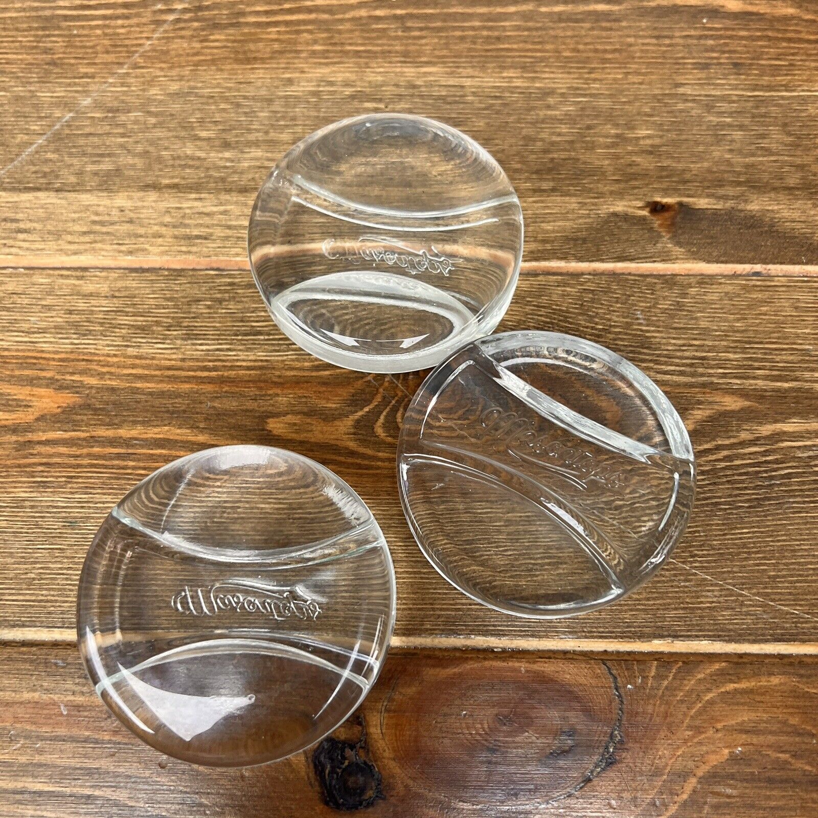 Masontops Pickle Pebble Glass Infinity Weights Fermenting Set Of 3