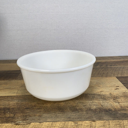 Vintage White Milk Glass Mixing Bowl