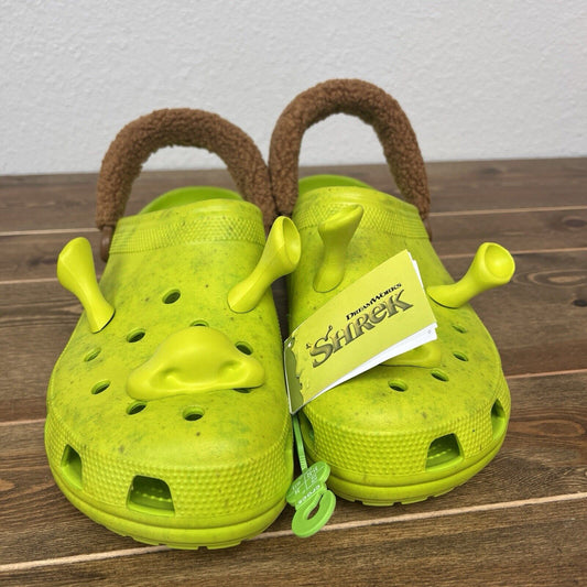 DreamWorks Crocs Classic Clog “Shrek Green Lime” Men’s Size 16  (209373-3TX)