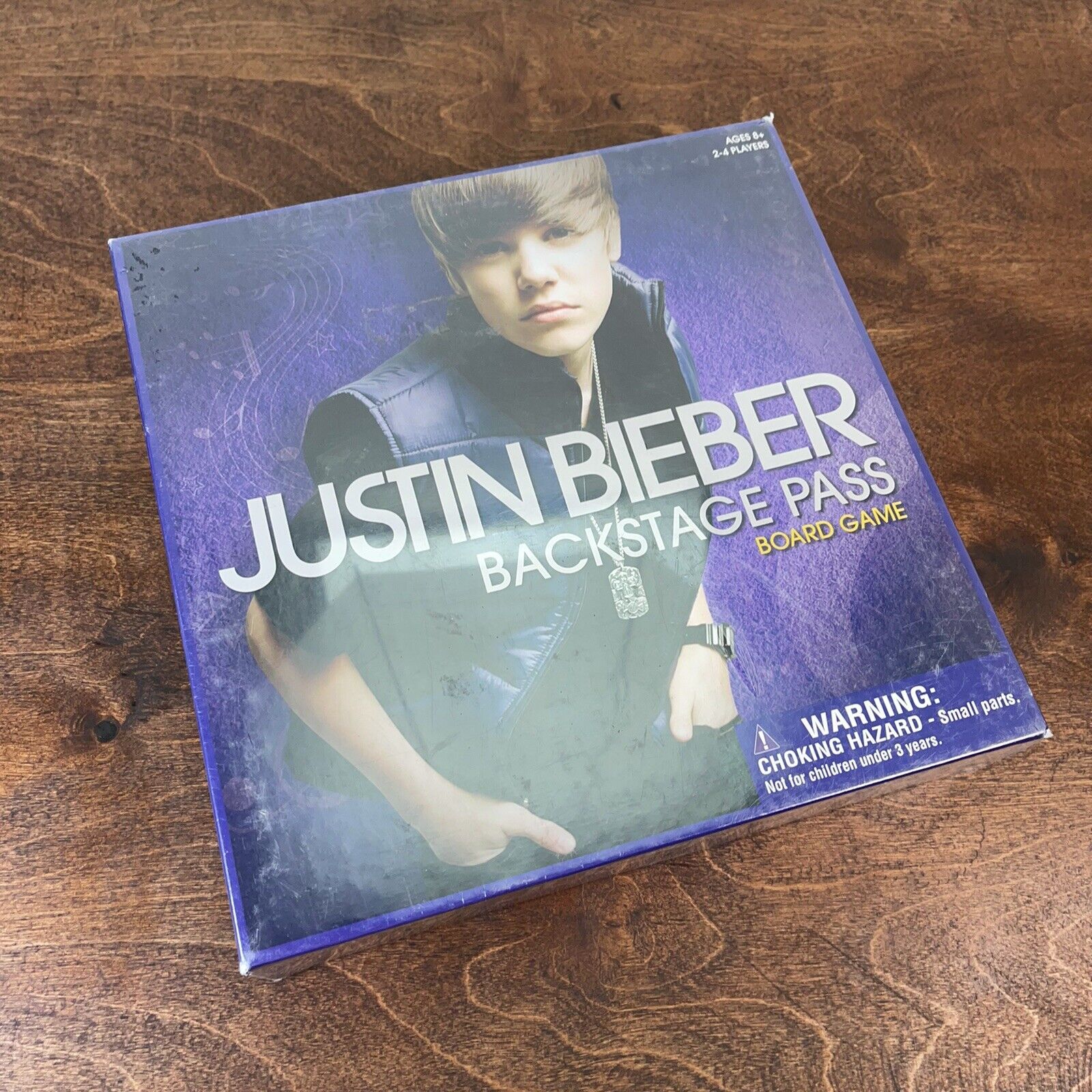 Justin Bieber Backstage Pass Board Game - Bravado -   Brand New (Sealed)