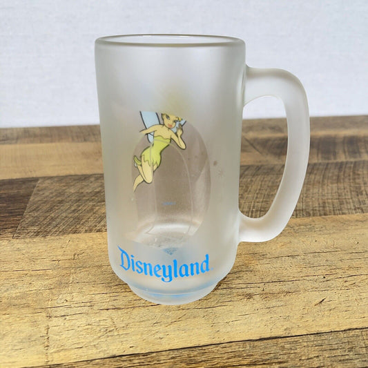 Disneyland Tinkerbelle Tall Mug Frosted Peeking D