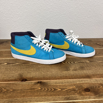 Nike SB Blazer 2009 Premium Aqua Blue Size 12 high Top 314070-332