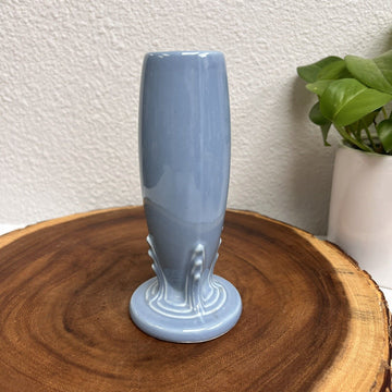 Vintage Mid Century Retro Fiestaware Ceramic Bud Vase Periwinkle Light Blue