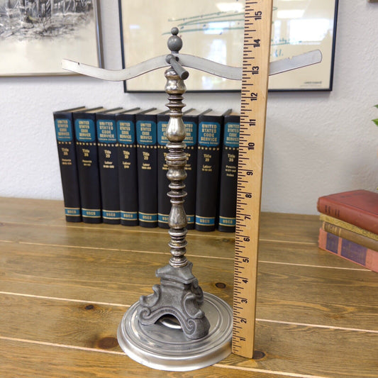 Vintage RUBEL Scales of Justice Replacement Balance Base Lawyer Decor 15" Tall