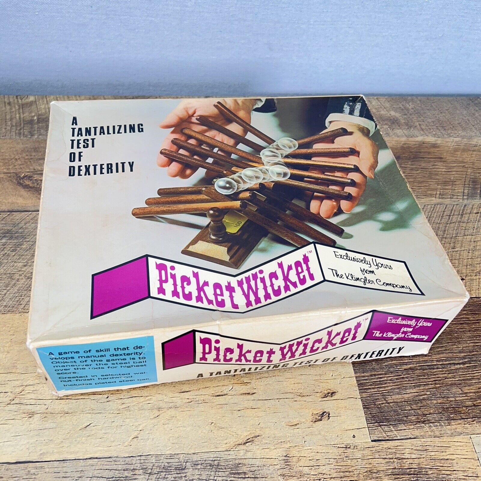 RARE Retro Vintage Picket Wicket Dexterity Game Excellent Condition 1969