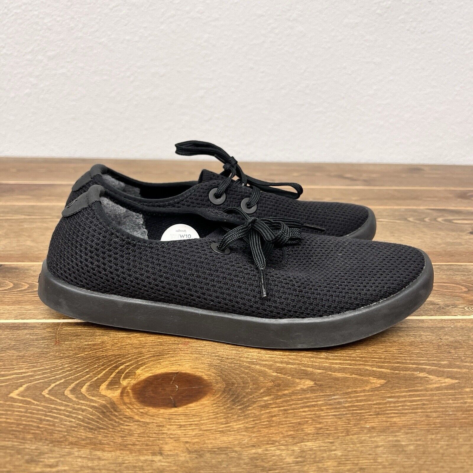 Allbirds Tree Piper Shoes Women's Size 10 Black Casual Mesh Athletic Sneakers