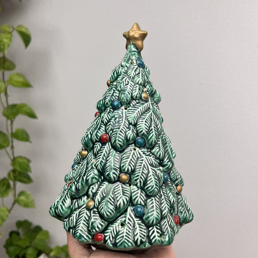 Vintage Avon Gift Collection Christmas Tree Pomander 9 in Ceramic Holiday