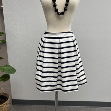 Women's Zara Trafaluc Collection Skirt Blue White Stripe Size XSmall Pockets
