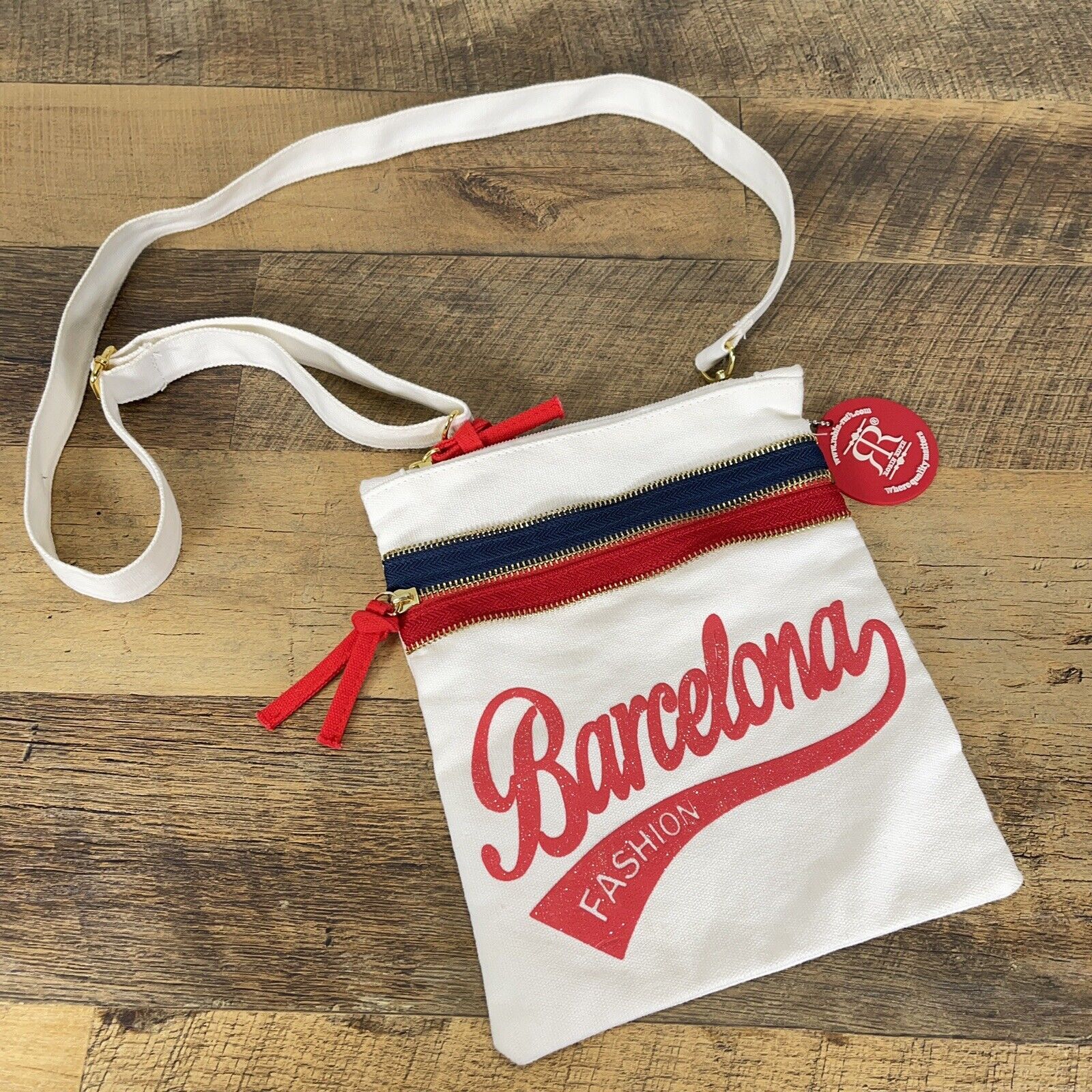 Robin Ruth Crossbody "Barcelona " Canvas Bag