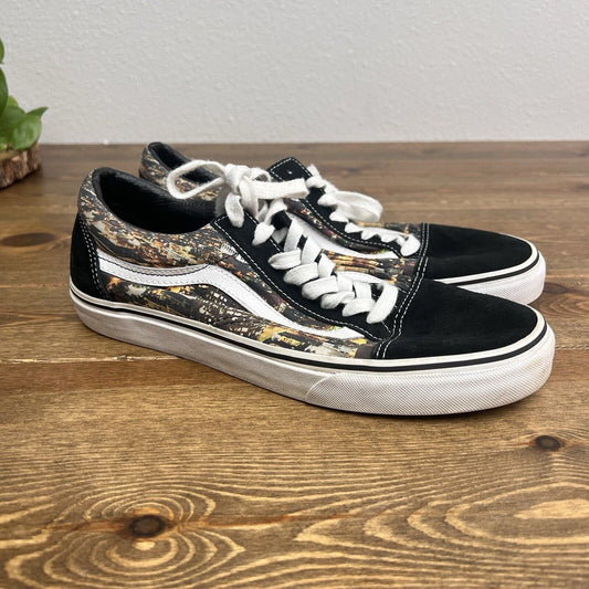 VANS Authentic Old Skool Camo & Black Dream Unisex M 9/ W 10.5