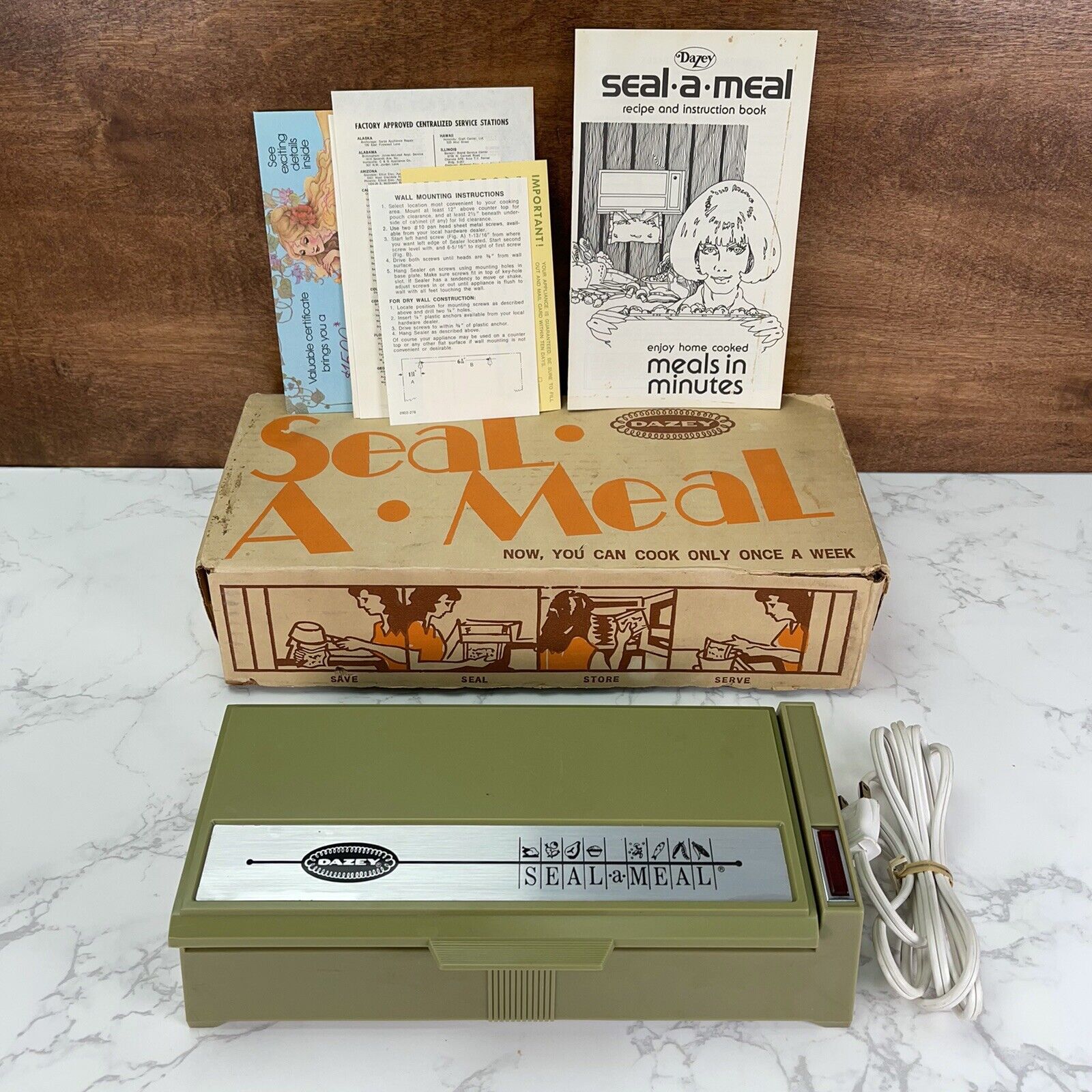 Vintage Dazey Seal a Meal Model 5000 A