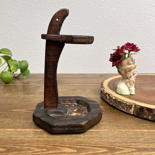 Wooden Candle Stand Holder  Home Decor Vintage