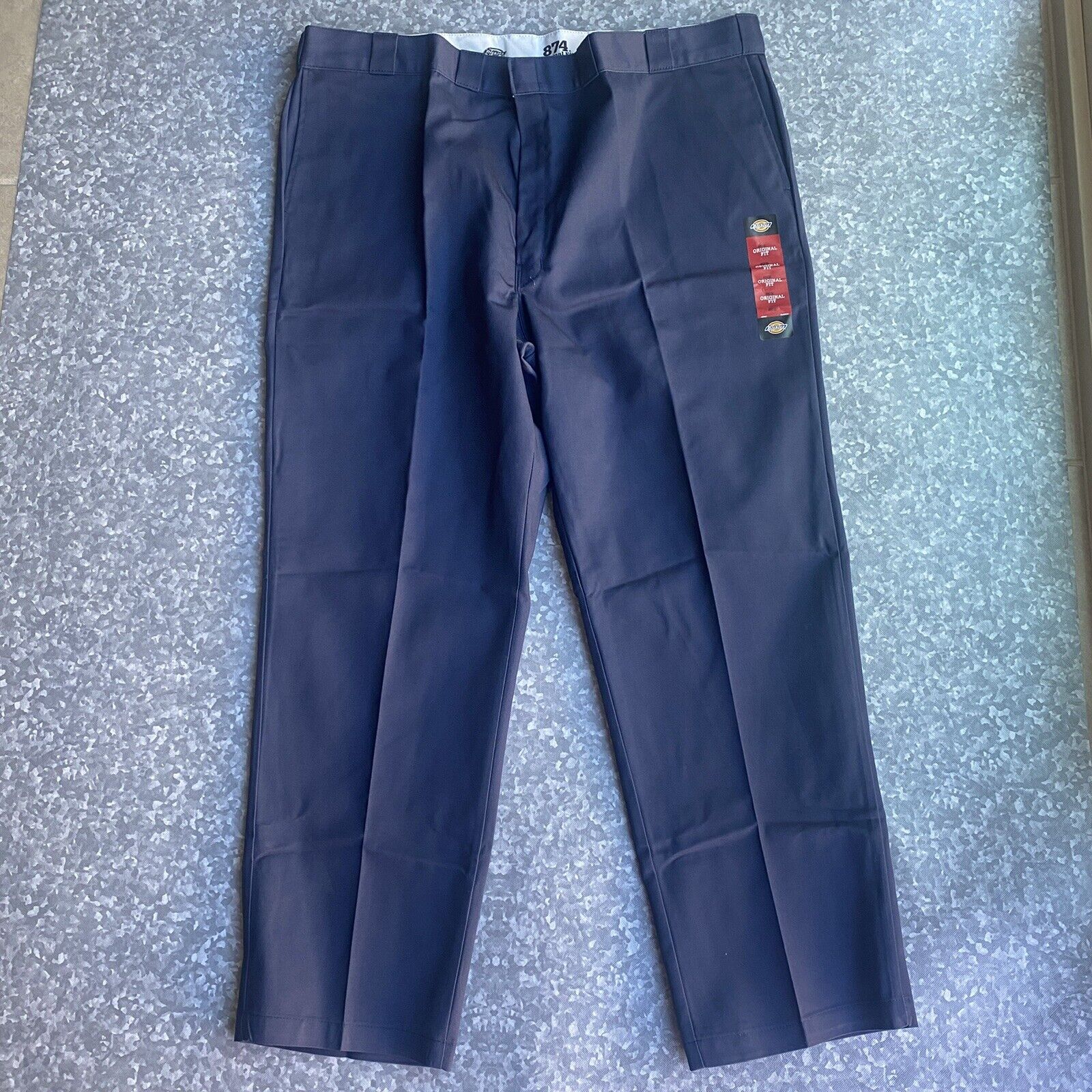 Dickies 874 Original Fit Men's Navy Blue Work Pants 48 X 32 New